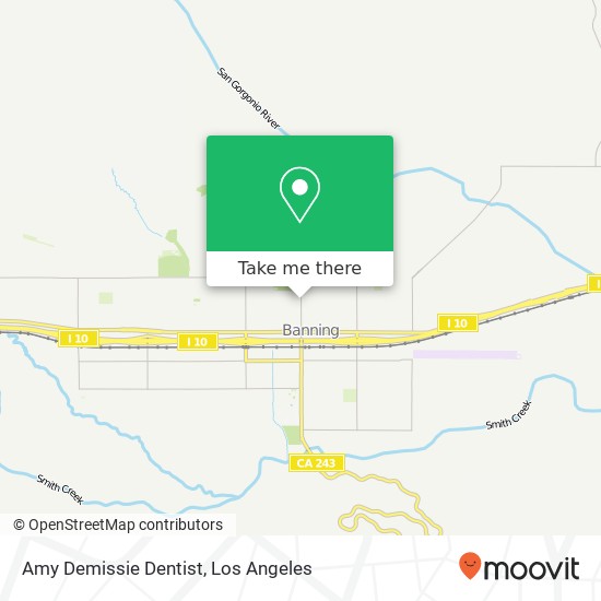 Mapa de Amy Demissie Dentist