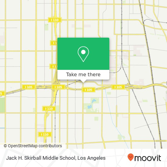 Mapa de Jack H. Skirball Middle School