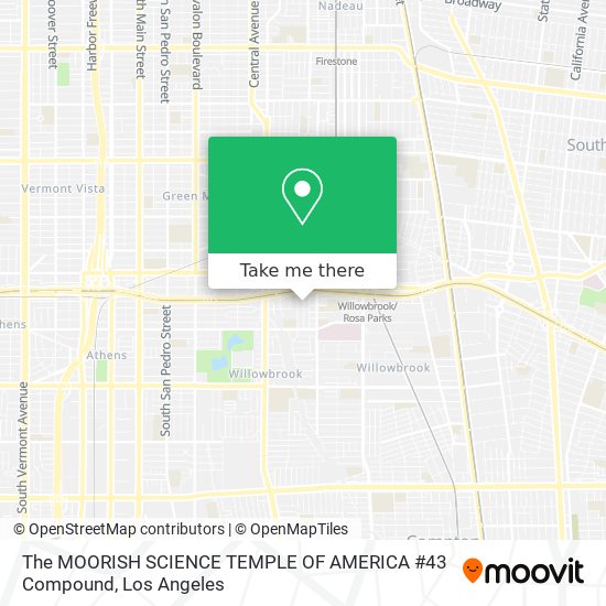 The MOORISH SCIENCE TEMPLE OF AMERICA #43 Compound map