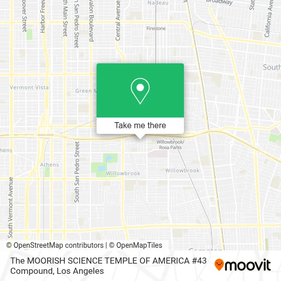 The MOORISH SCIENCE TEMPLE OF AMERICA #43 Compound map