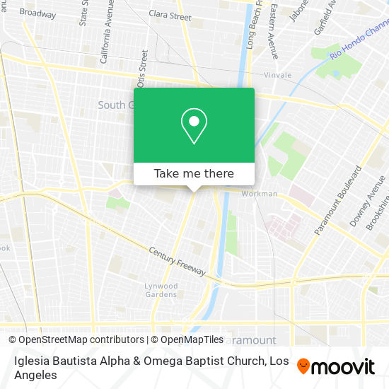 Mapa de Iglesia Bautista Alpha & Omega Baptist Church