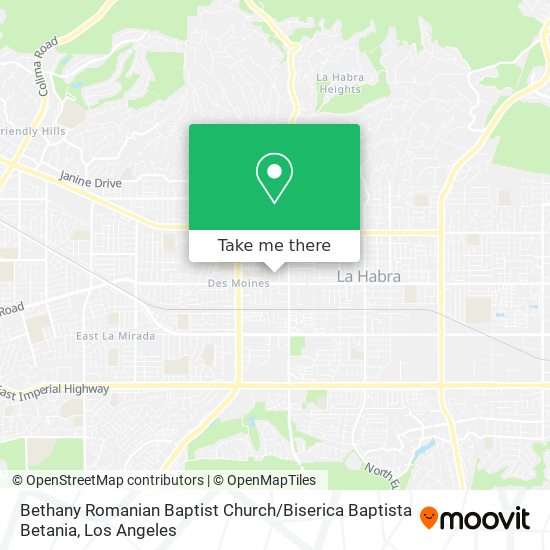 Bethany Romanian Baptist Church / Biserica Baptista Betania map