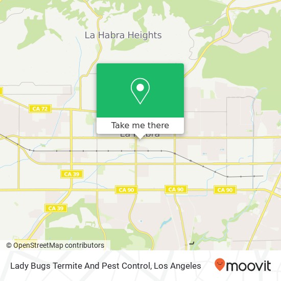 Lady Bugs Termite And Pest Control map