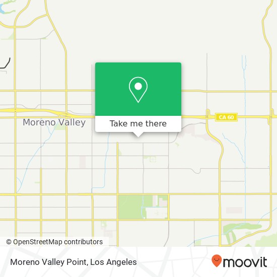 Mapa de Moreno Valley Point