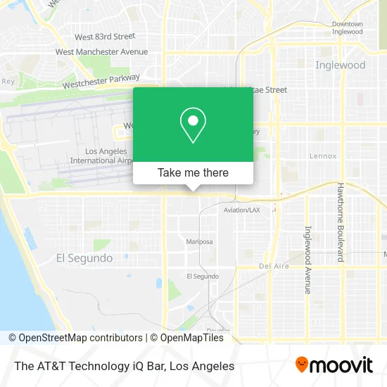 The AT&T Technology iQ Bar map