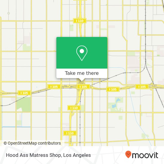 Hood Ass Matress Shop map