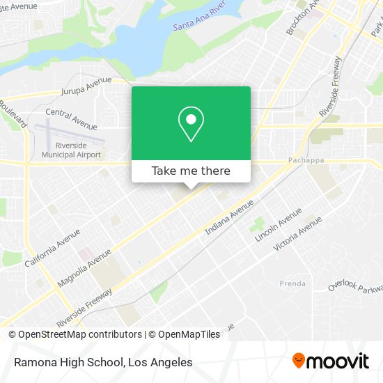 Mapa de Ramona High School