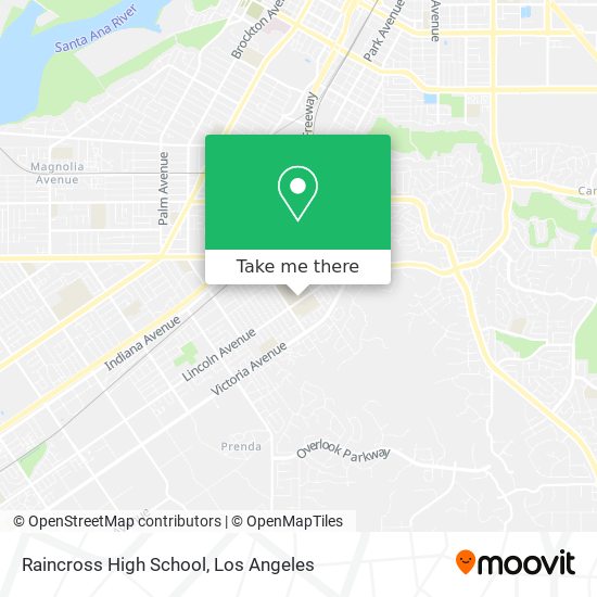 Raincross High School map