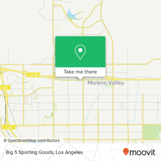 Big 5 Sporting Goods map