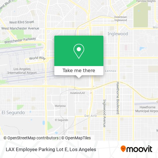 Mapa de LAX Employee Parking Lot E