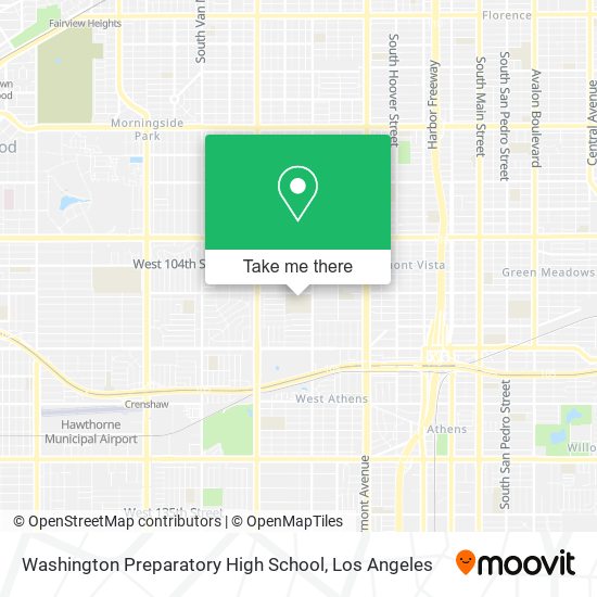 Washington Preparatory High School map