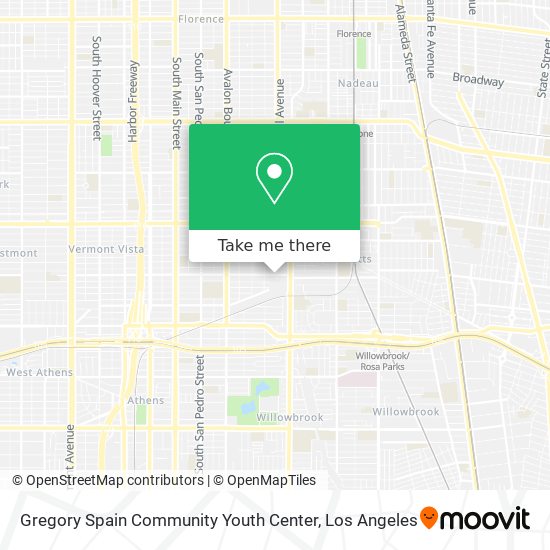 Gregory Spain Community Youth Center map
