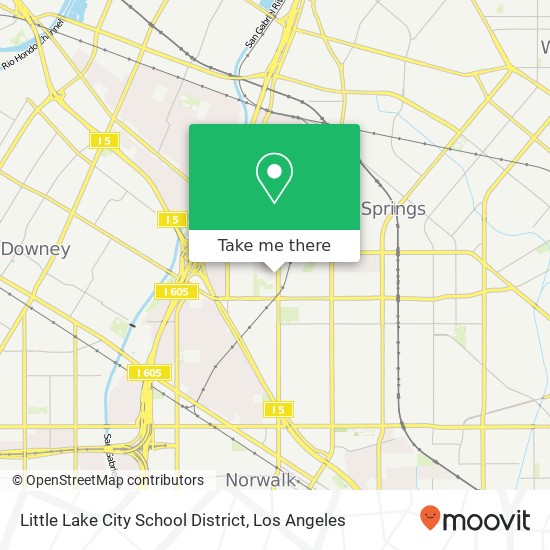 Mapa de Little Lake City School District