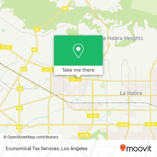 Mapa de Economical Tax Services