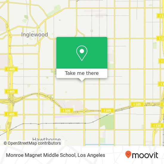 Mapa de Monroe Magnet Middle School
