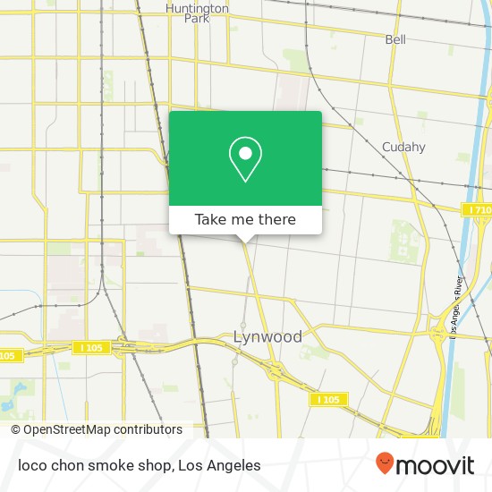 Mapa de loco chon smoke shop