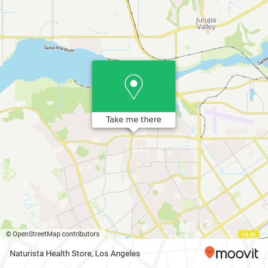 Mapa de Naturista Health Store