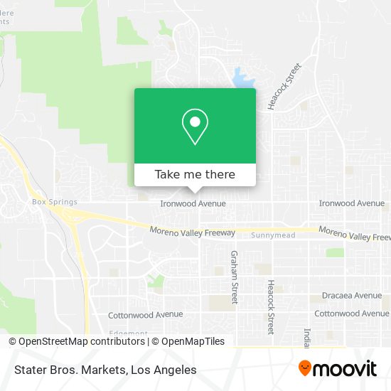 Stater Bros. Markets map