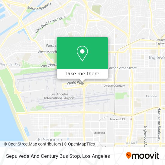 Sepulveda And Century Bus Stop map