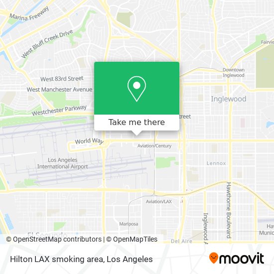 Mapa de Hilton LAX smoking area
