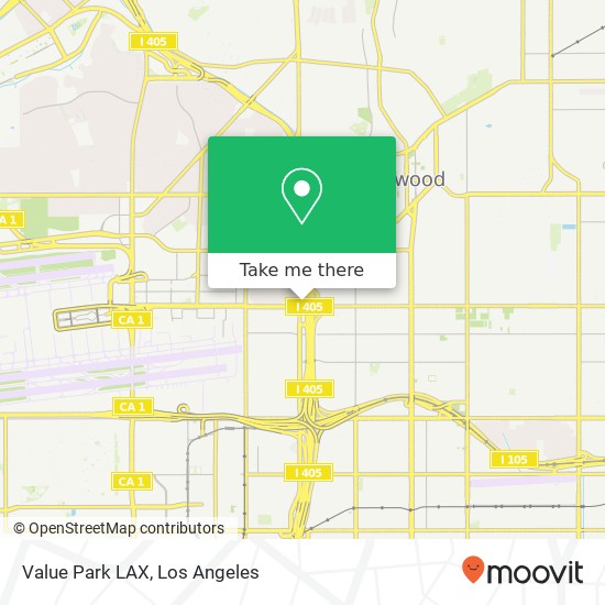Mapa de Value Park LAX