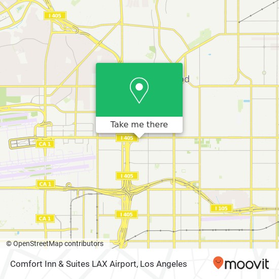 Comfort Inn & Suites LAX Airport map