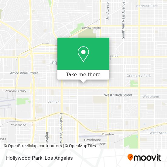 Hollywood Park map