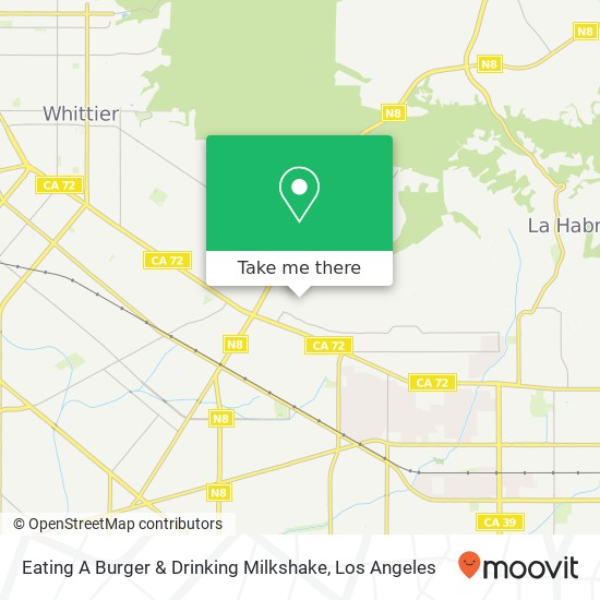 Eating A Burger & Drinking Milkshake map