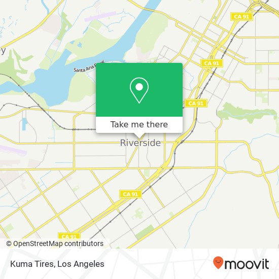 Kuma Tires map