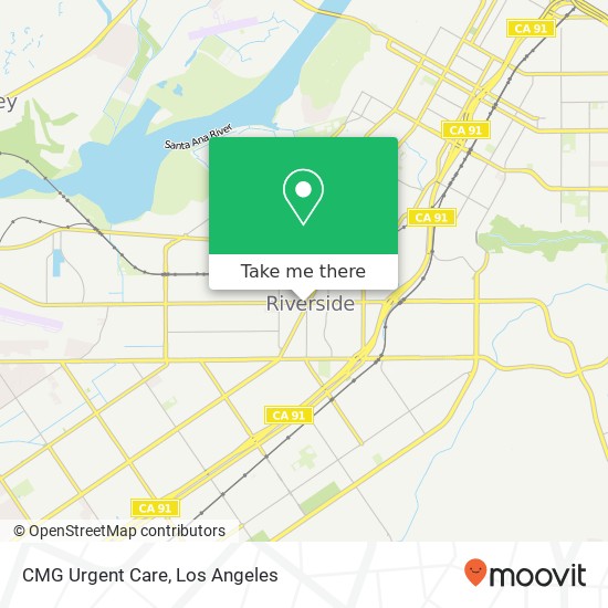 CMG Urgent Care map