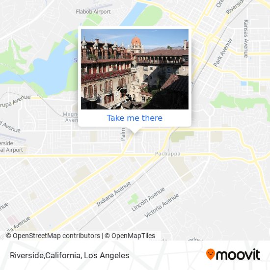 Mapa de Riverside,California