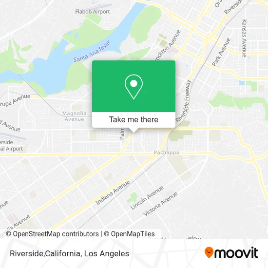 Riverside,California map