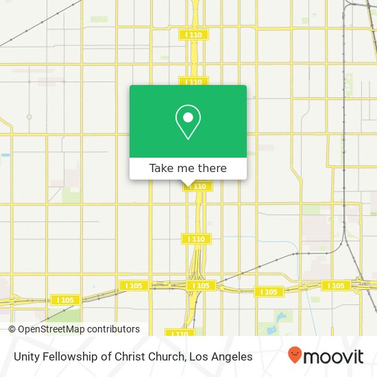 Unity Fellowship of Christ Church map