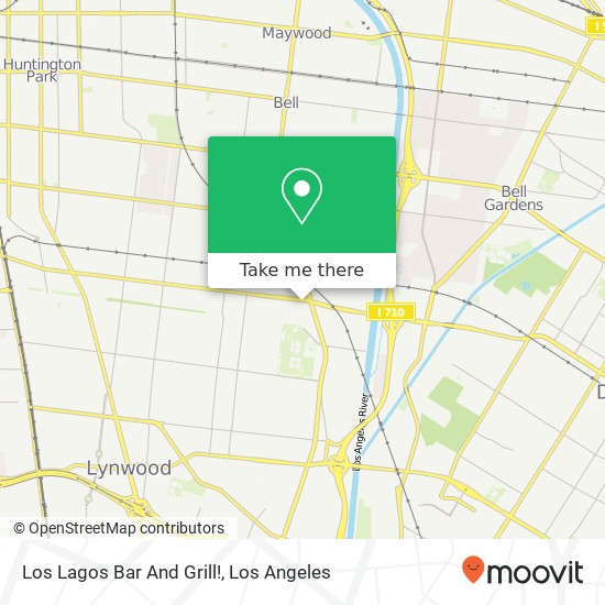 Los Lagos Bar And Grill! map