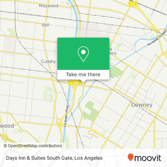 Days Inn & Suites South Gate map