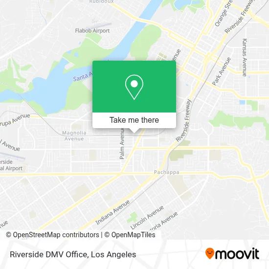 Riverside DMV Office map
