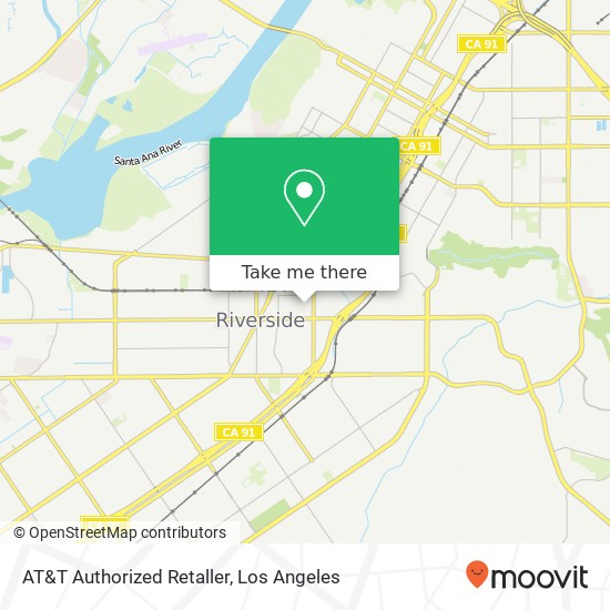 AT&T Authorized Retaller map