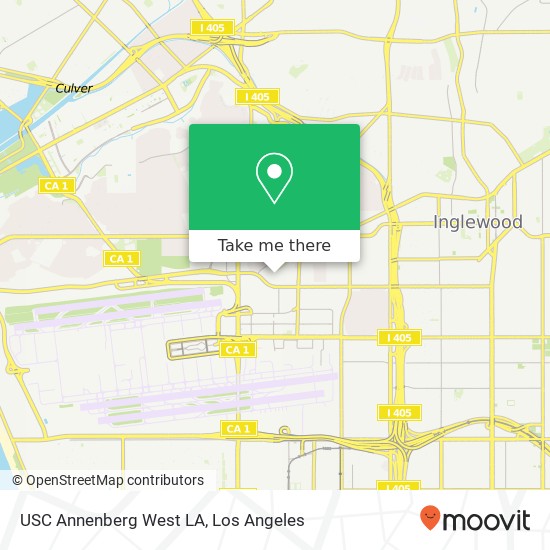 USC Annenberg West LA map