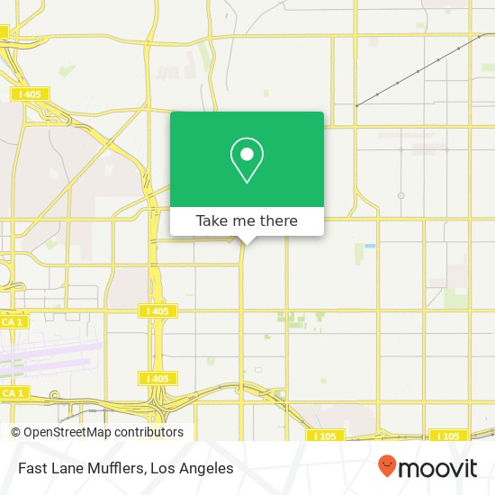 Fast Lane Mufflers map