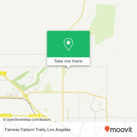 Fairway Canyon Trails map