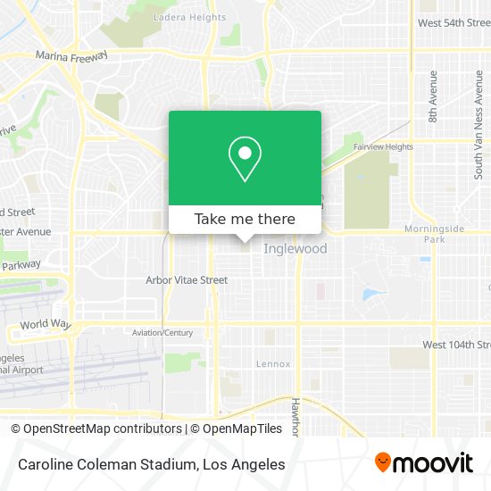 Caroline Coleman Stadium map