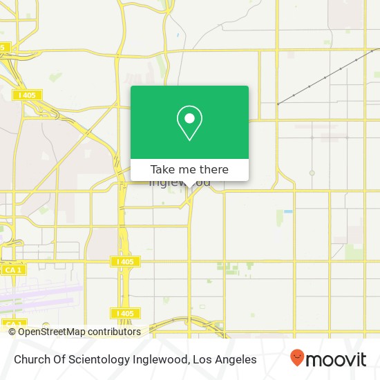 Church Of Scientology Inglewood map