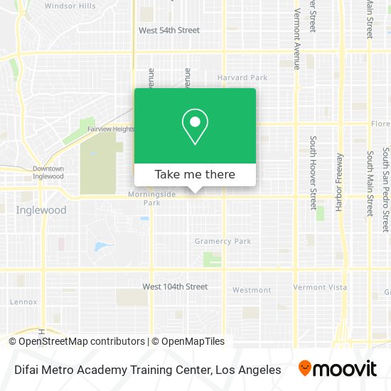 Difai Metro Academy Training Center map