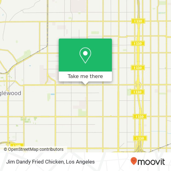 Mapa de Jim Dandy Fried Chicken
