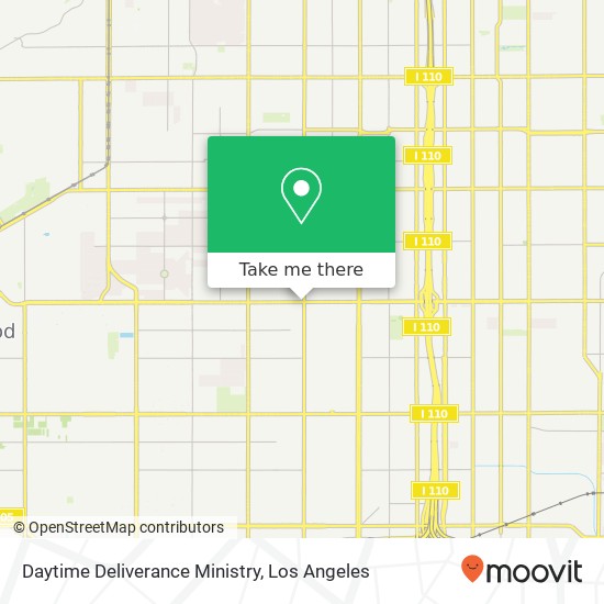 Daytime Deliverance Ministry map