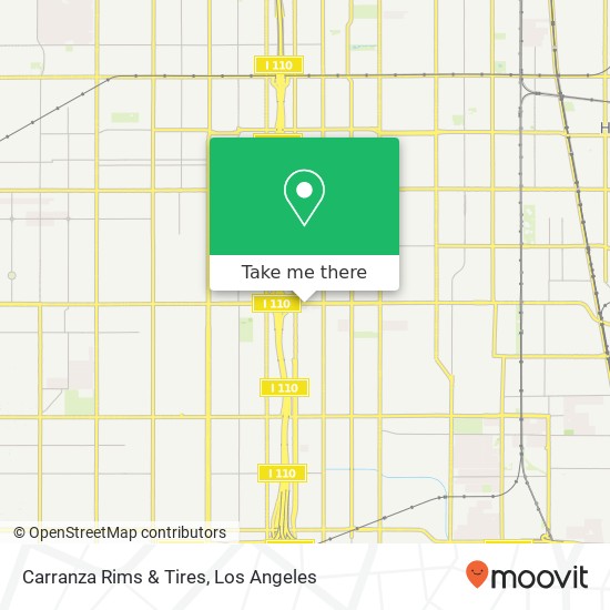 Mapa de Carranza Rims & Tires