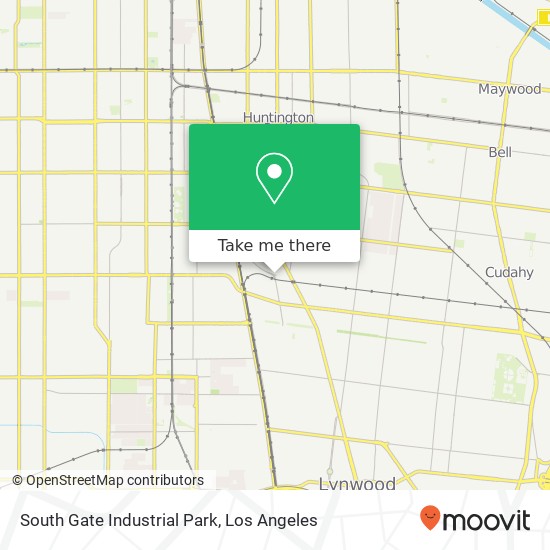 Mapa de South Gate Industrial Park