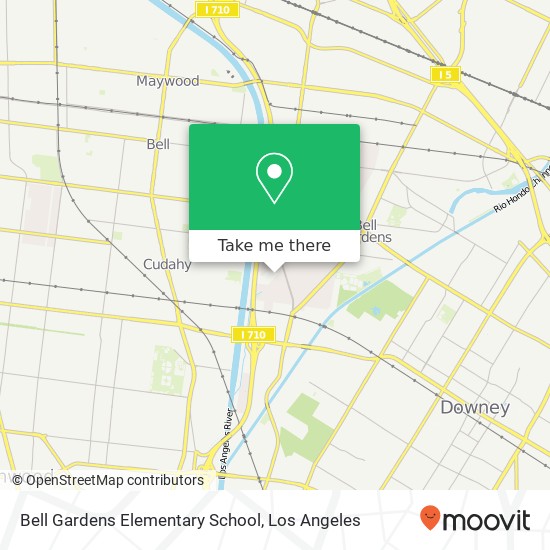 Bell Gardens Elementary School map