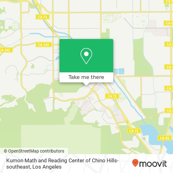 Kumon Math and Reading Center of Chino Hills-southeast map