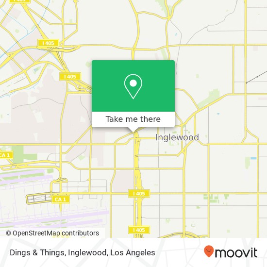 Dings & Things, Inglewood map